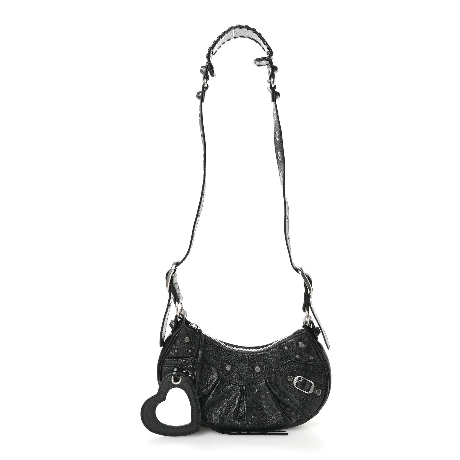 Balenciaga Agneau Arena Le Cagole Shoulder Bag XS Black 3 of 13