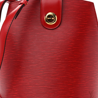 Louis Vuitton Epi Cluny Castillan Red 7 of 9