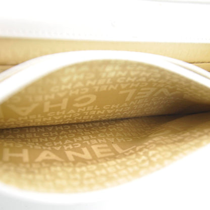 Chanel Lambskin Wallet On Chain White 7 of 10