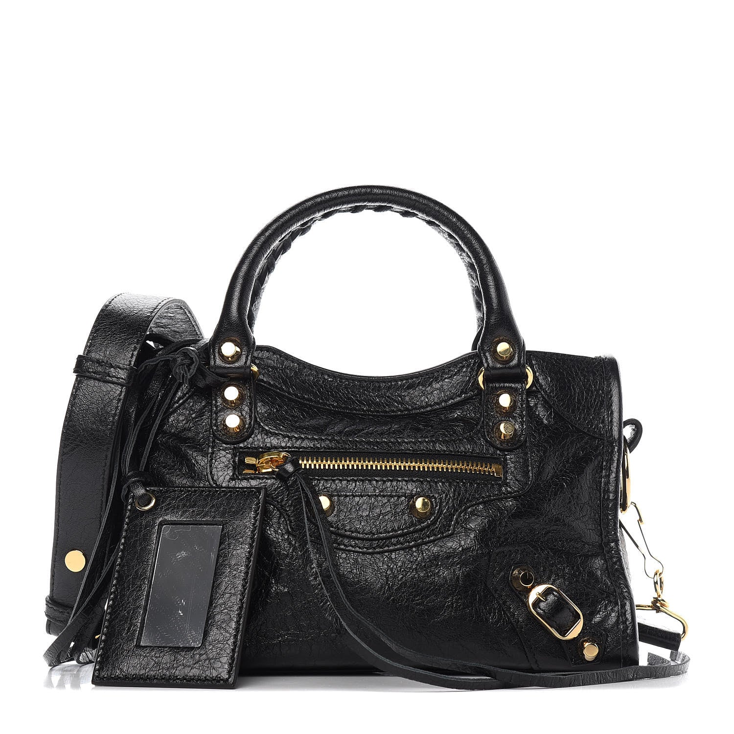 Balenciaga Agneau Classic Gold Hardware Mini City Black 1 of 11
