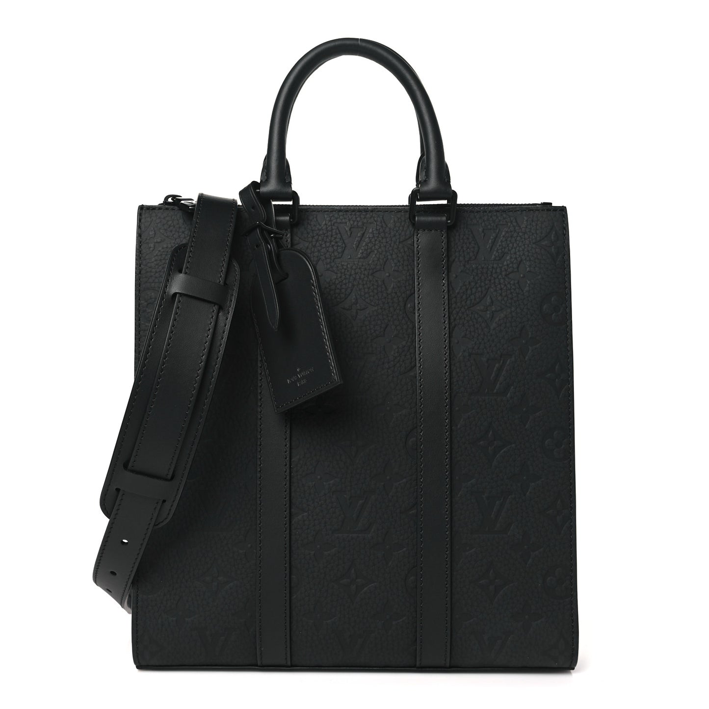 Taurillon Monogram Sac Plat Cross Black