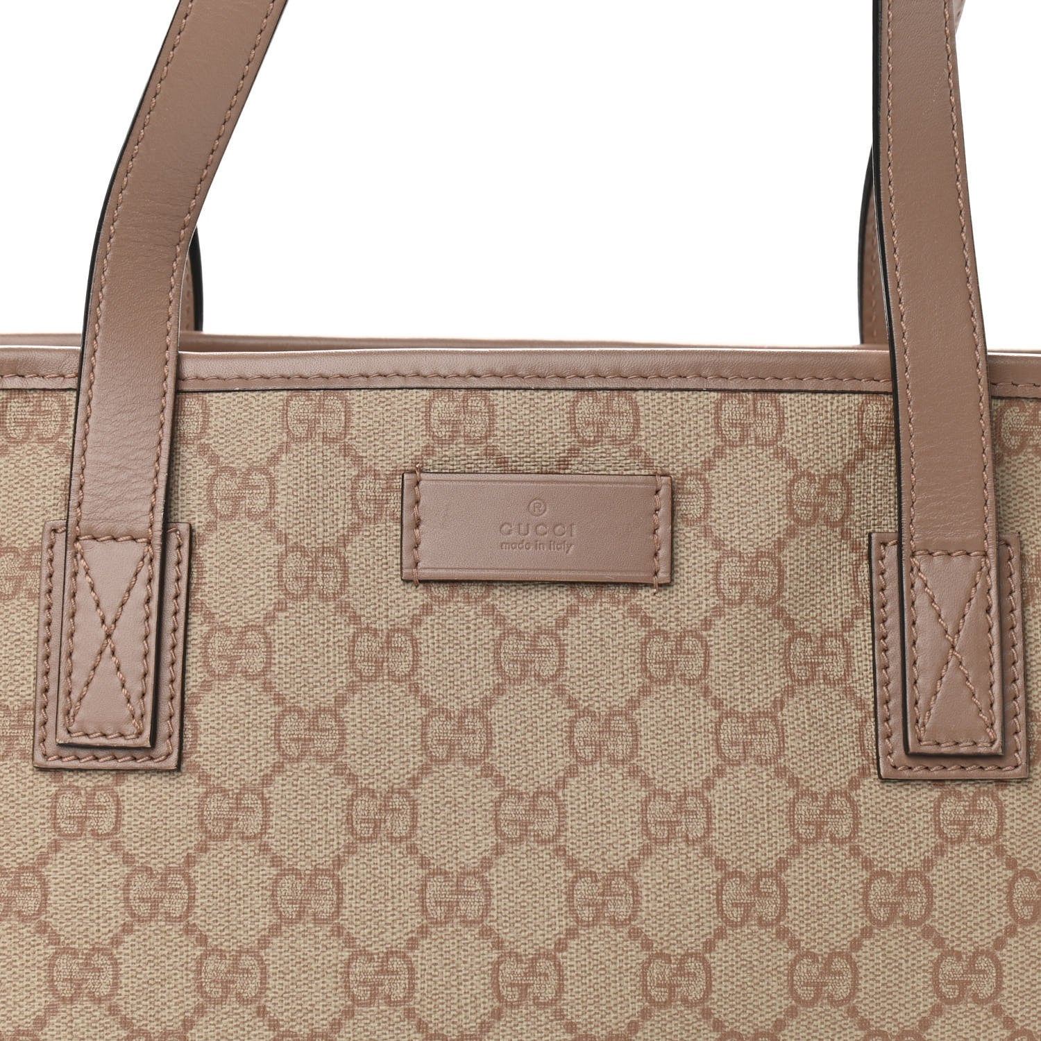 Gucci GG Supreme Monogram Small Joy Tote Porcelain Rose 8 of 11