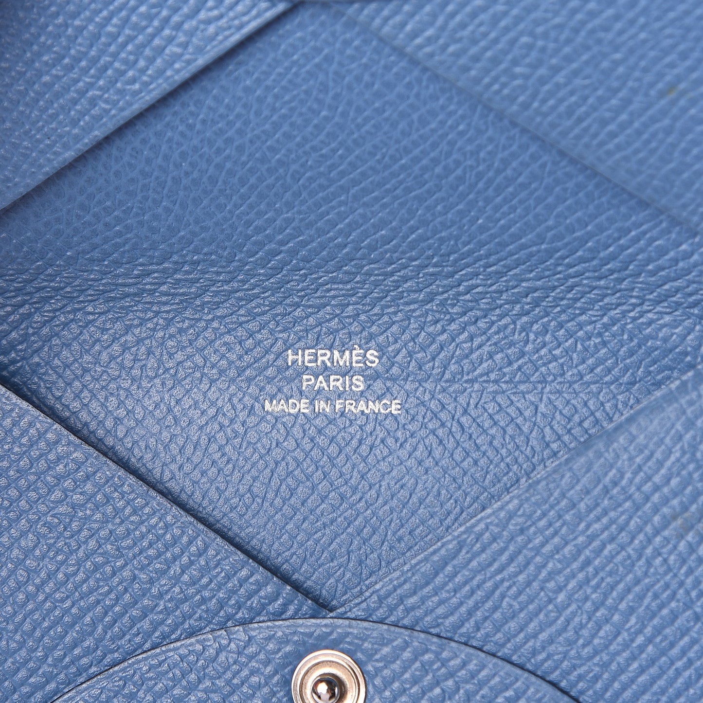 Epsom Calvi Card Case Bleu Brighton