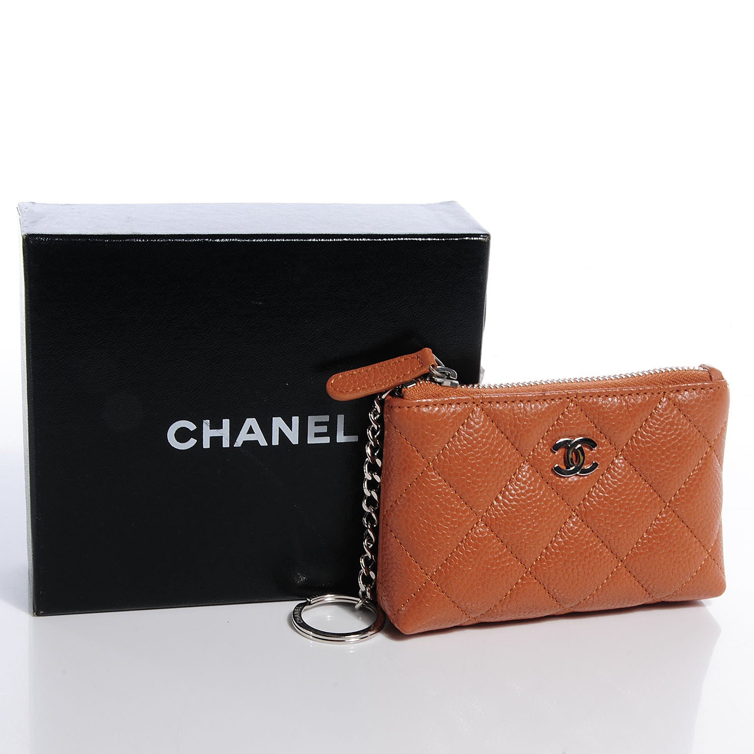 Chanel Caviar Key Holder Case Brown 5 of 8