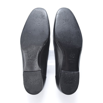 Chanel Lambskin Grosgrain CC Mocassin Loafers 39.5 Black 5 of 11