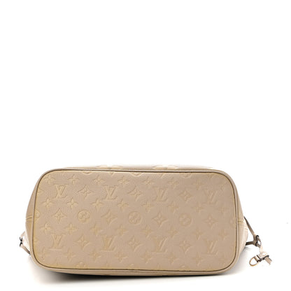 Louis Vuitton Empreinte Monogram Giant Neverfull MM Tourterelle 11 of 11