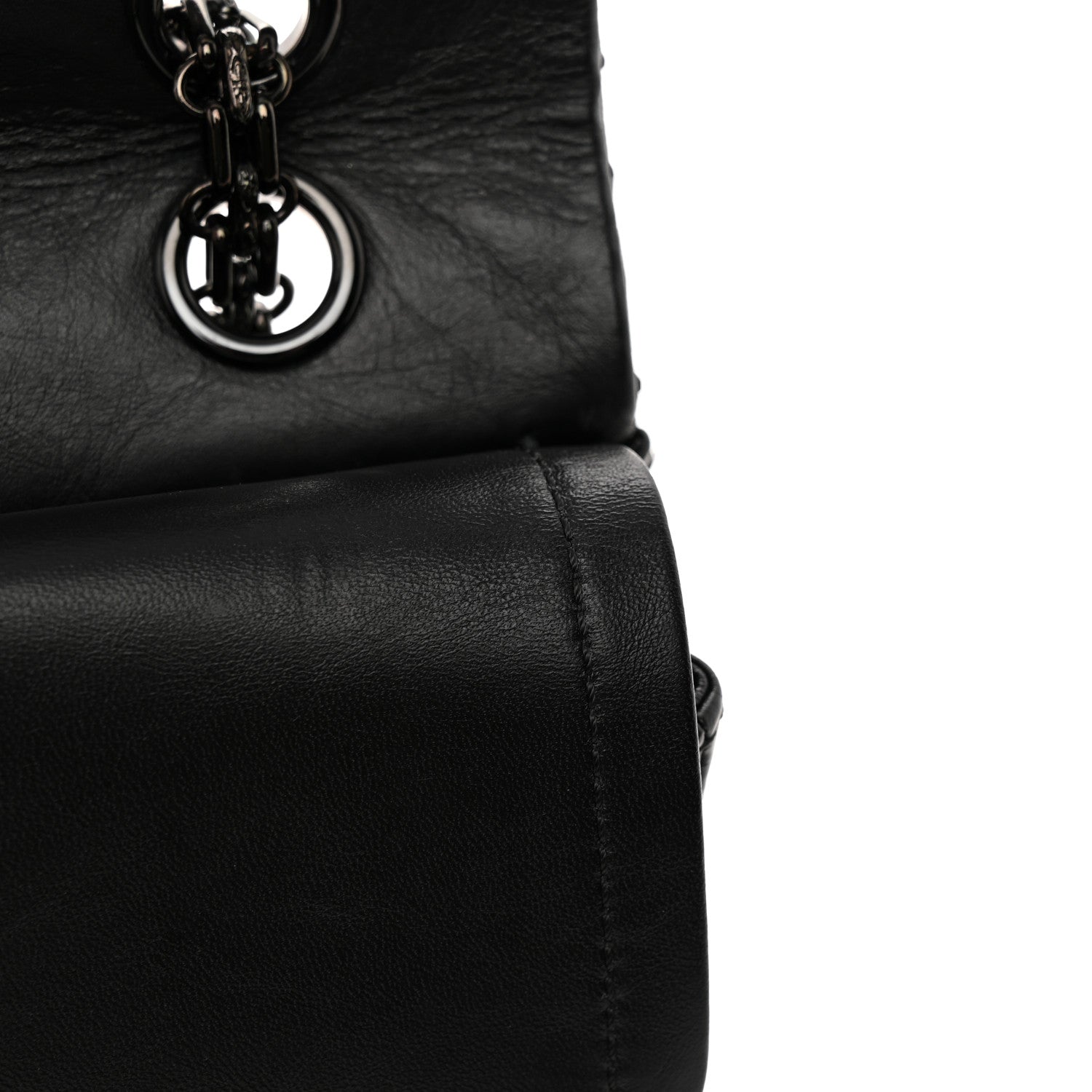 Chanel Aged Calfskin Quilted 2.55 Reissue 225 Flap So Black 11 of 12