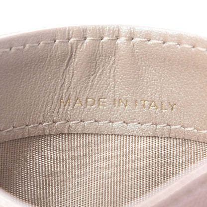 Chanel Iridescent Caviar Quilted Card Holder Beige 7 of 9