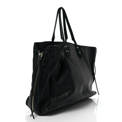 Balenciaga Supple Calfskin Papier A4 Zip Around Tote Black 3 of 9