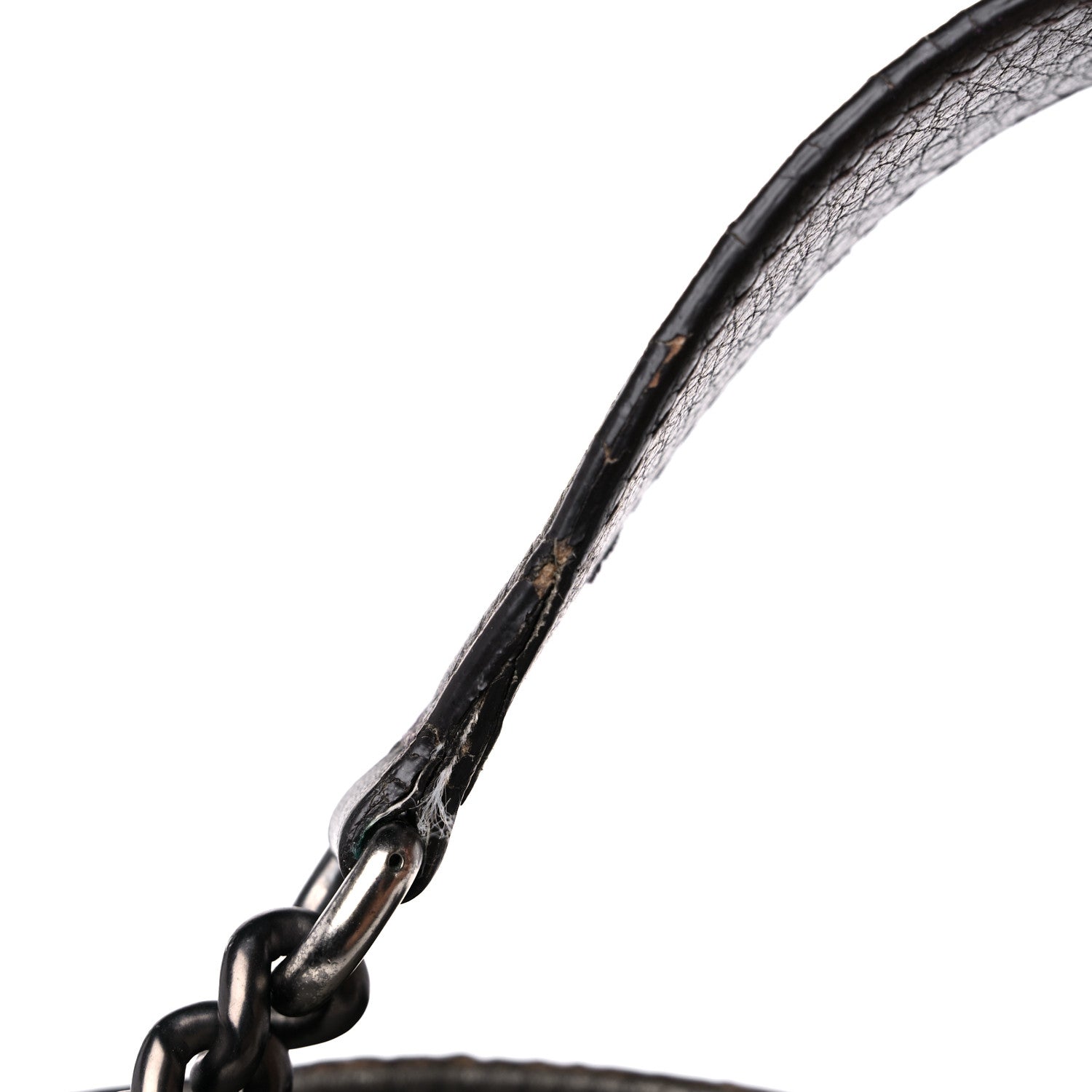 Gucci Metallic Pebbled Calfskin Medium Soho Chain Shoulder Bag Golden Beige 17 of 21