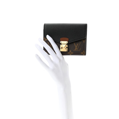 Louis Vuitton Monogram Pallas Compact Wallet NM Black 2 of 7