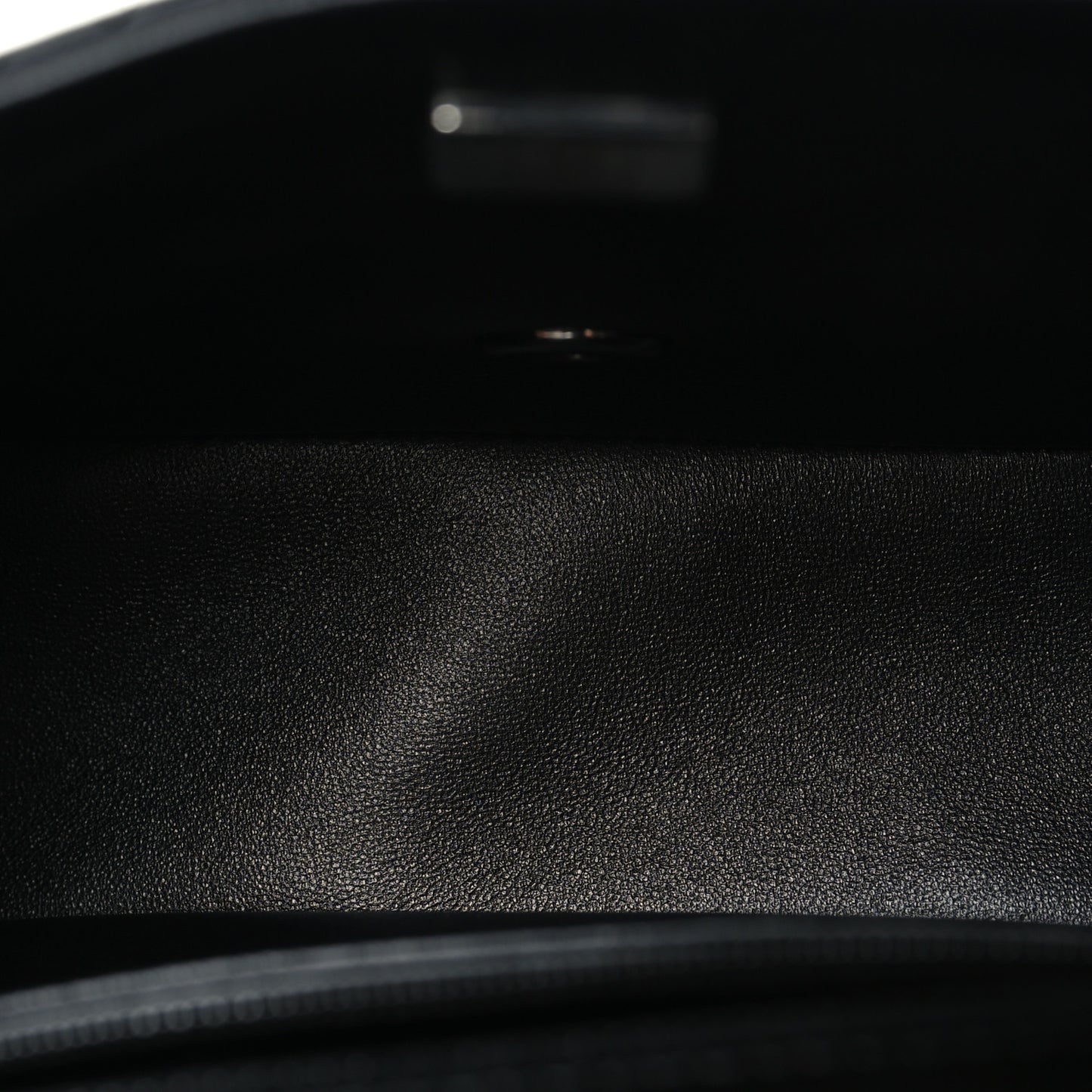 Lambskin Quilted Mini Square Flap Black