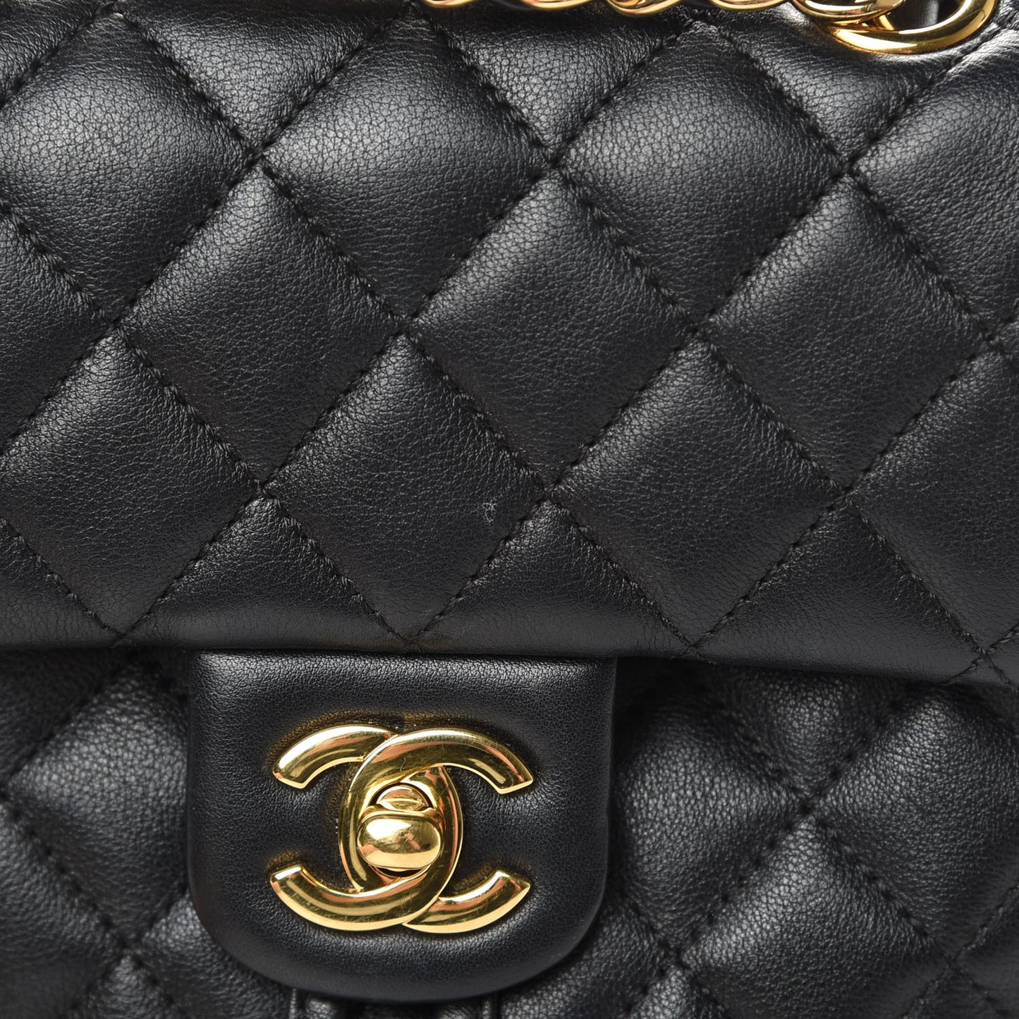 Calfskin Quilted Mini Urban Spirit Backpack Black
