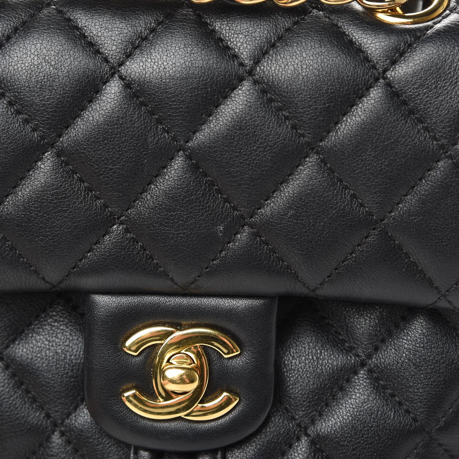 Chanel Calfskin Quilted Mini Urban Spirit Backpack Black 10 of 12