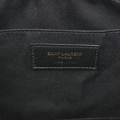 Saint Laurent Metallic Calfskin Matelasse Monogram Lou Camera Bag Vegas Pink 6 of 11