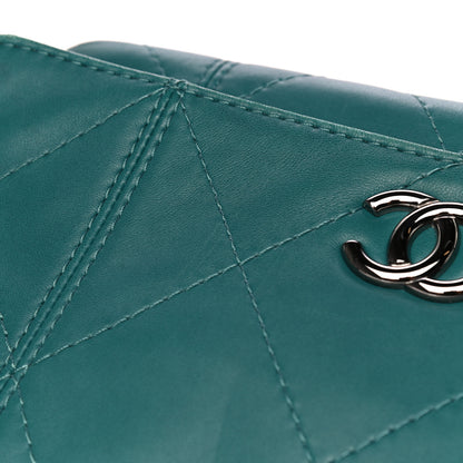 Chanel Lambskin Quilted Large Soft Touch Flap Green 20 of 20
