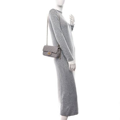 Chanel Lambskin Quilted Mini Rectangular Pearl Crush Flap Grey 3 of 9