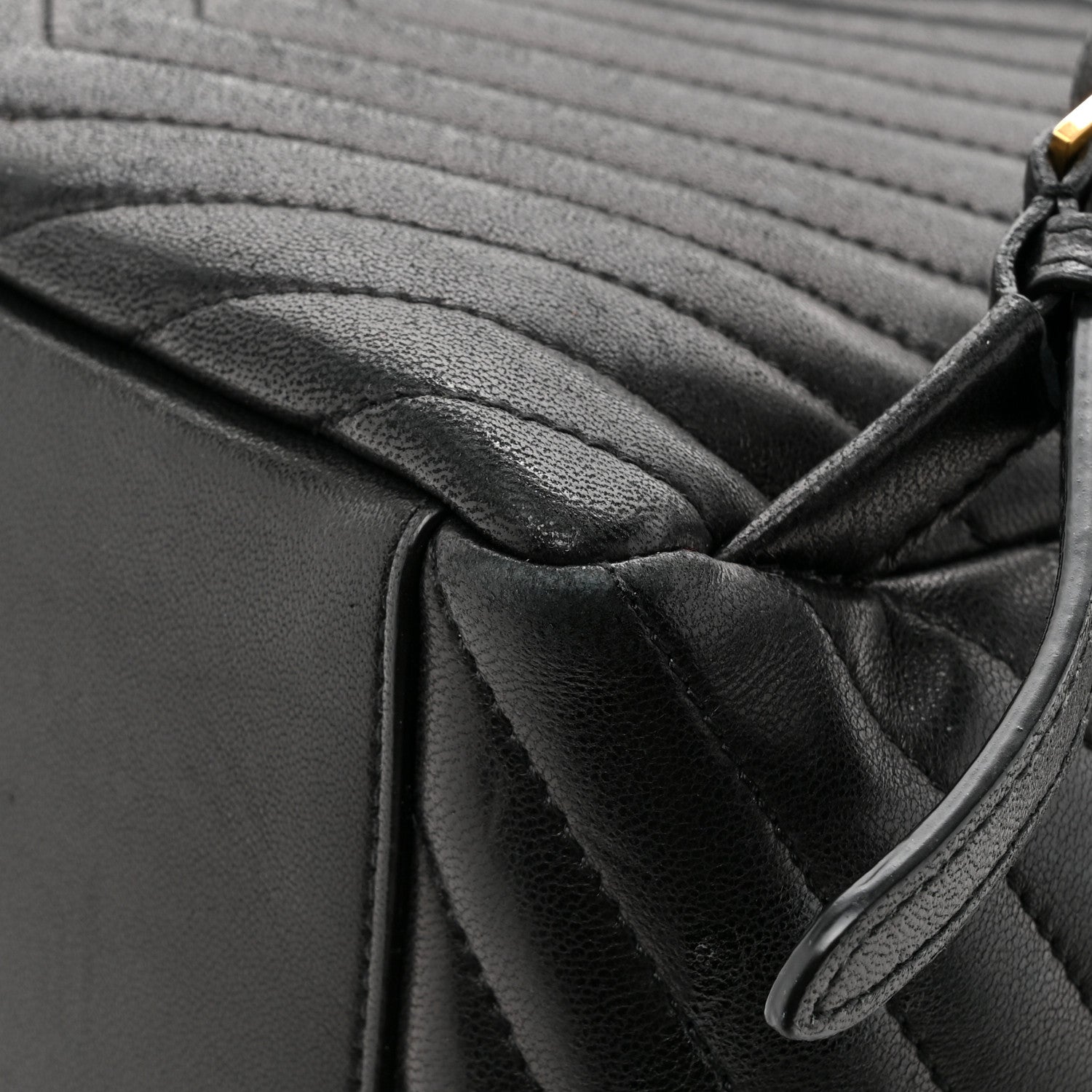 Saint Laurent Lambskin Matelasse Monogram Joe Backpack Black 11 of 14