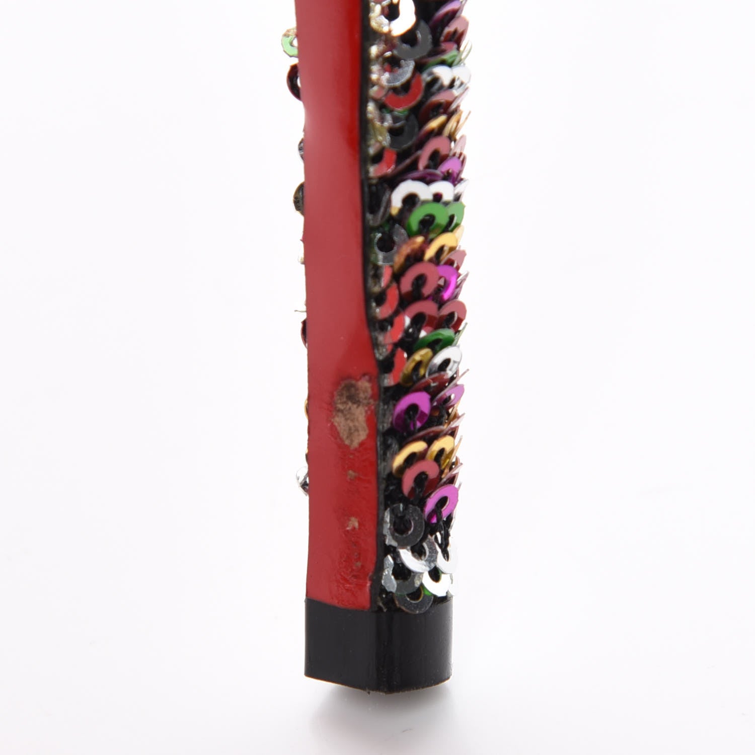Christian Louboutin Paillettes Caresse Pigalle Follies 100 Pumps 37.5 Multicolor 15 of 16