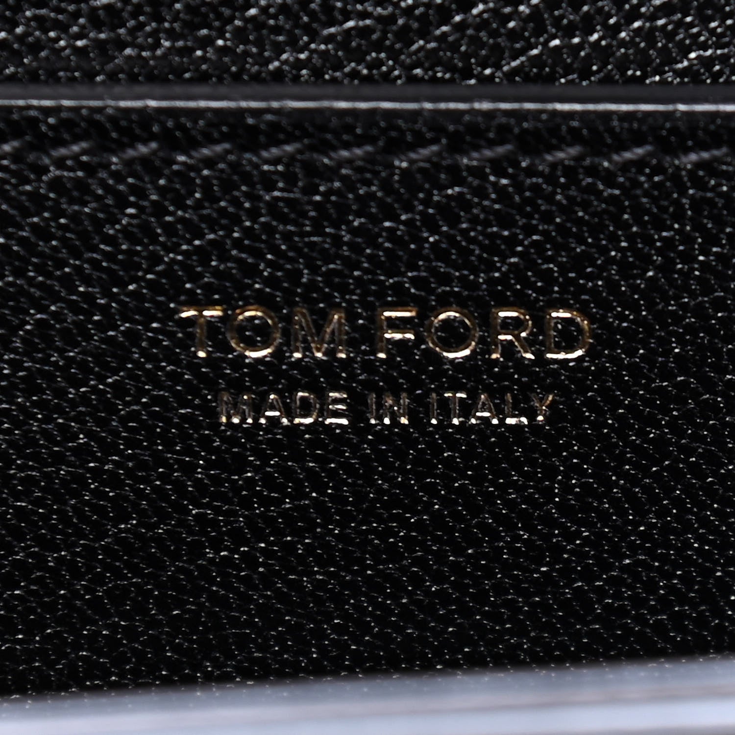 Tom Ford Shiny Goatskin Small T Clasp Shoulder Bag Black 5 of 5