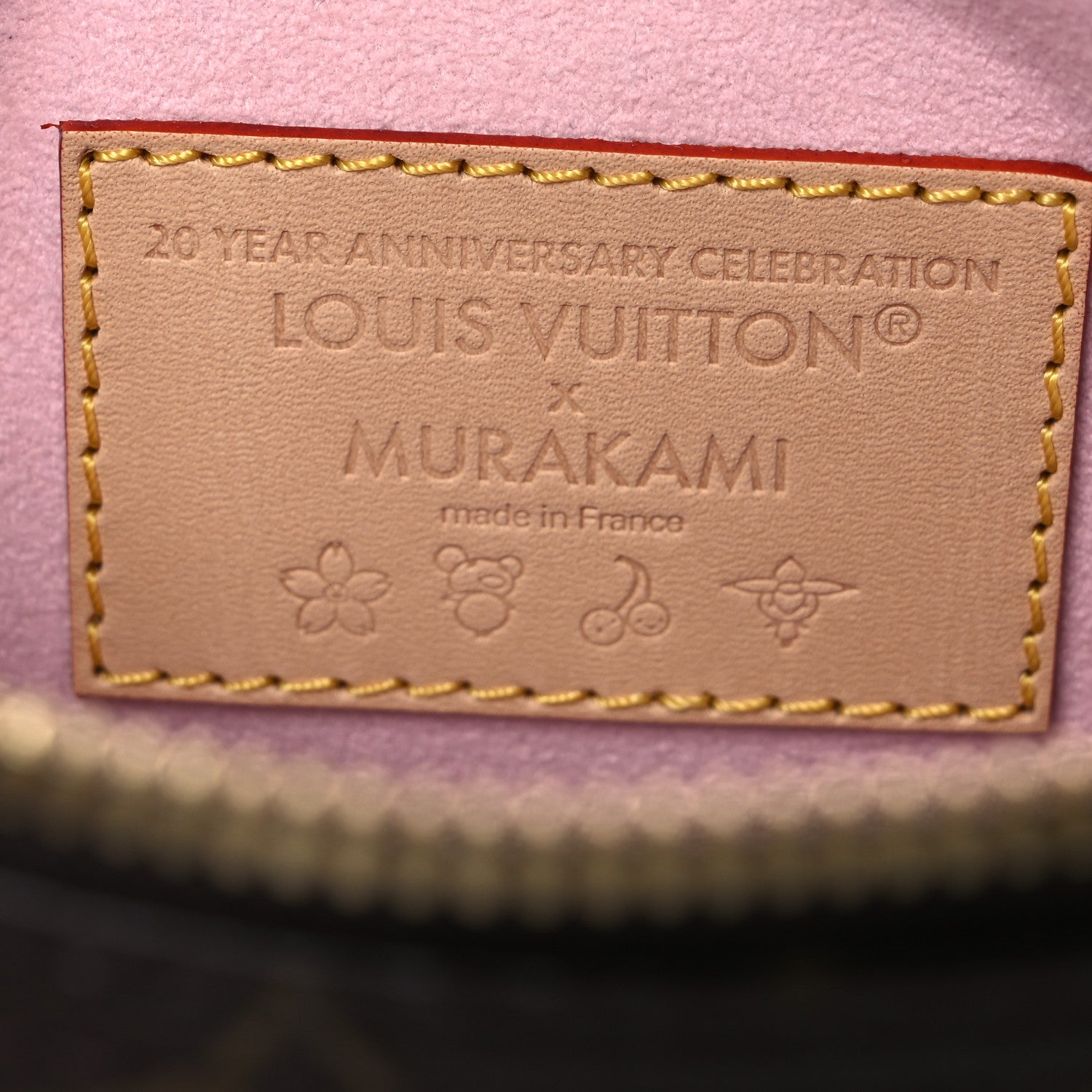 Louis Vuitton LV X TM Monogram Cherry Blossom Speedy Bandouliere 25 Sakura Brown 7 of 10