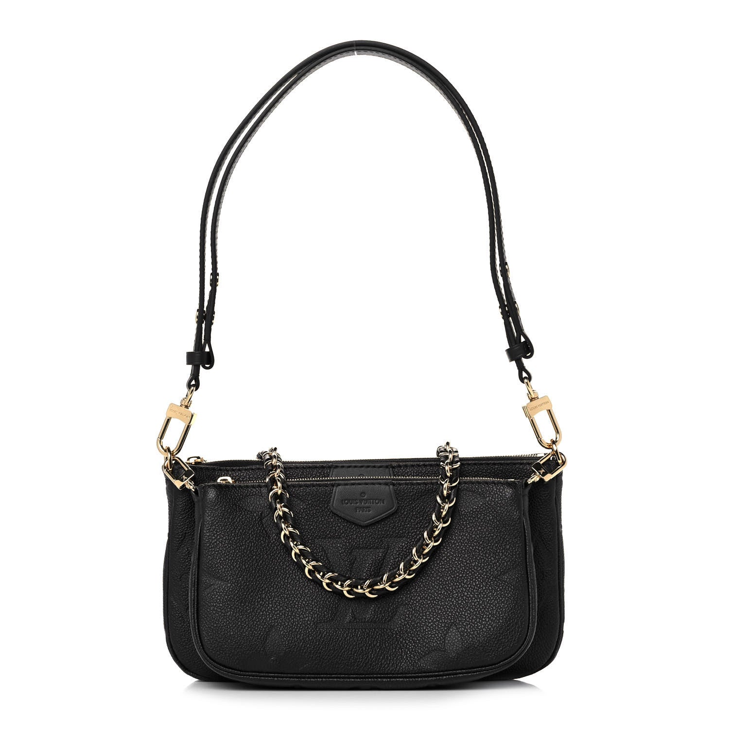 Louis Vuitton Empreinte Monogram Giant Multi Pochette Accessories Black 1 of 10