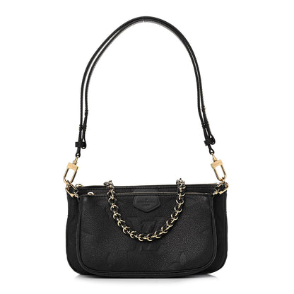 Louis Vuitton Empreinte Monogram Giant Multi Pochette Accessories Black 1 of 10