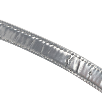 Christian Dior Metallic Patent Micro-Cannage Medium Diorama Flap Bag Silver 17 of 17