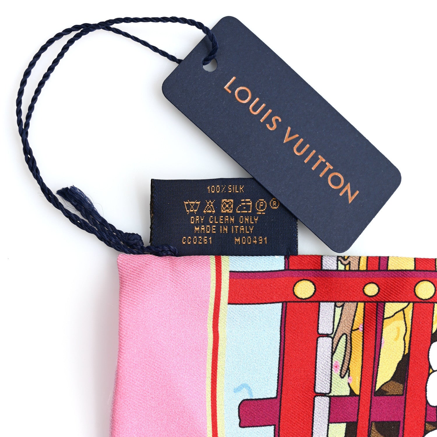 Louis Vuitton Silk Monogram 2021 Christmas Animation Japanese Garden Bandeau Marron 4 of 4