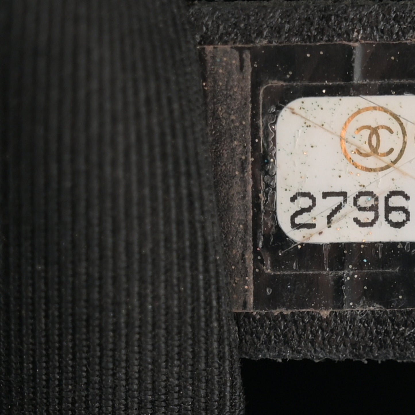Calfskin Stitched Large Flap Black