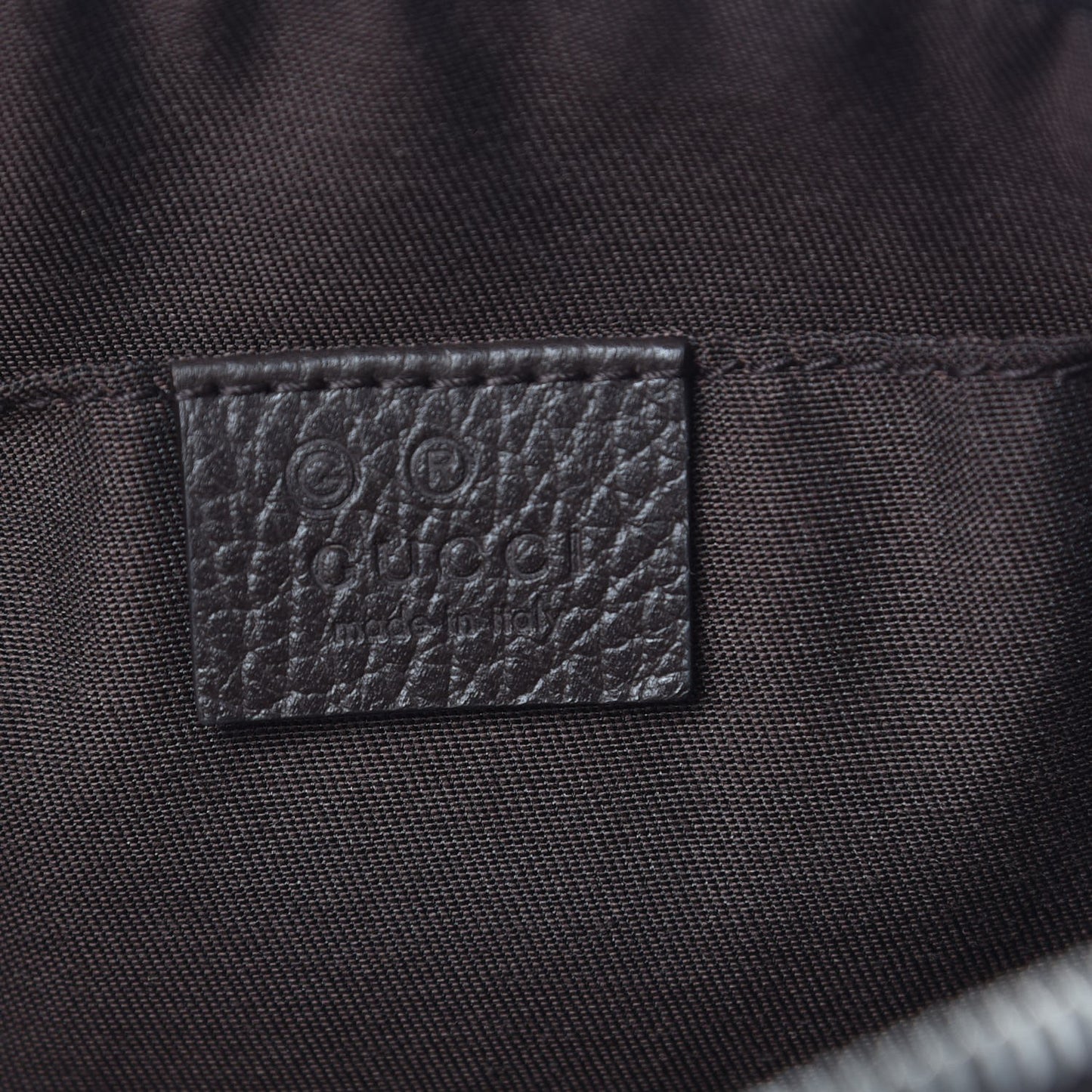 Monogram Belt Bag Dark Brown