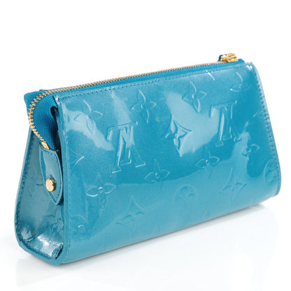 Louis Vuitton Vernis Trousse Cosmetic Pouch Blue Galactic 2 of 7