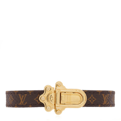 Louis Vuitton Monogram LV Trunk Bracelet 19 1 of 5