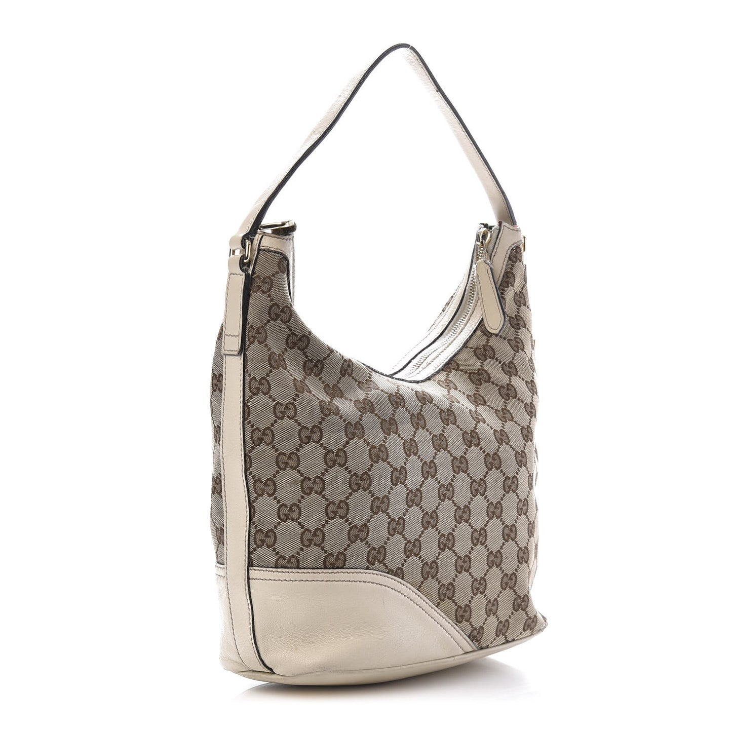 Monogram Medium New Britt Hobo Off White