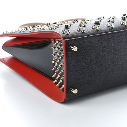 Christian Louboutin Calfskin Spikes Loubinthesky Medium Paloma Black Multimetal 6 of 10