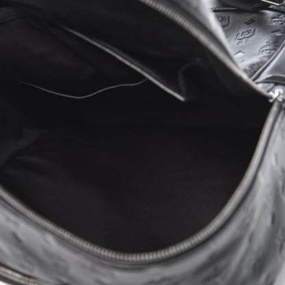 MCM Calfskin Ottomar Monogram Duke Backpack Black 5 of 8