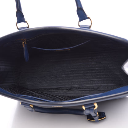 Prada Saffiano Lux Parabole Tote Bleuette 5 of 12