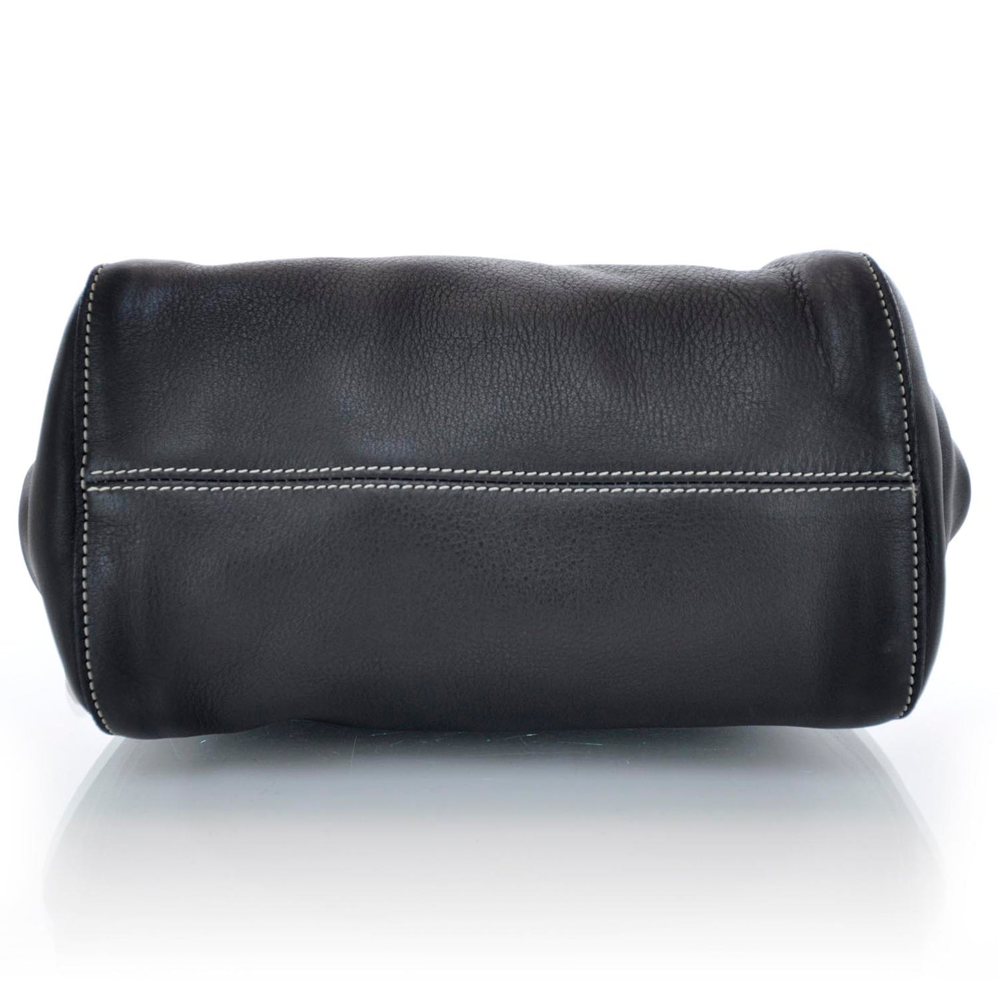 MARNILeatherFrameShoulderBagBlack
