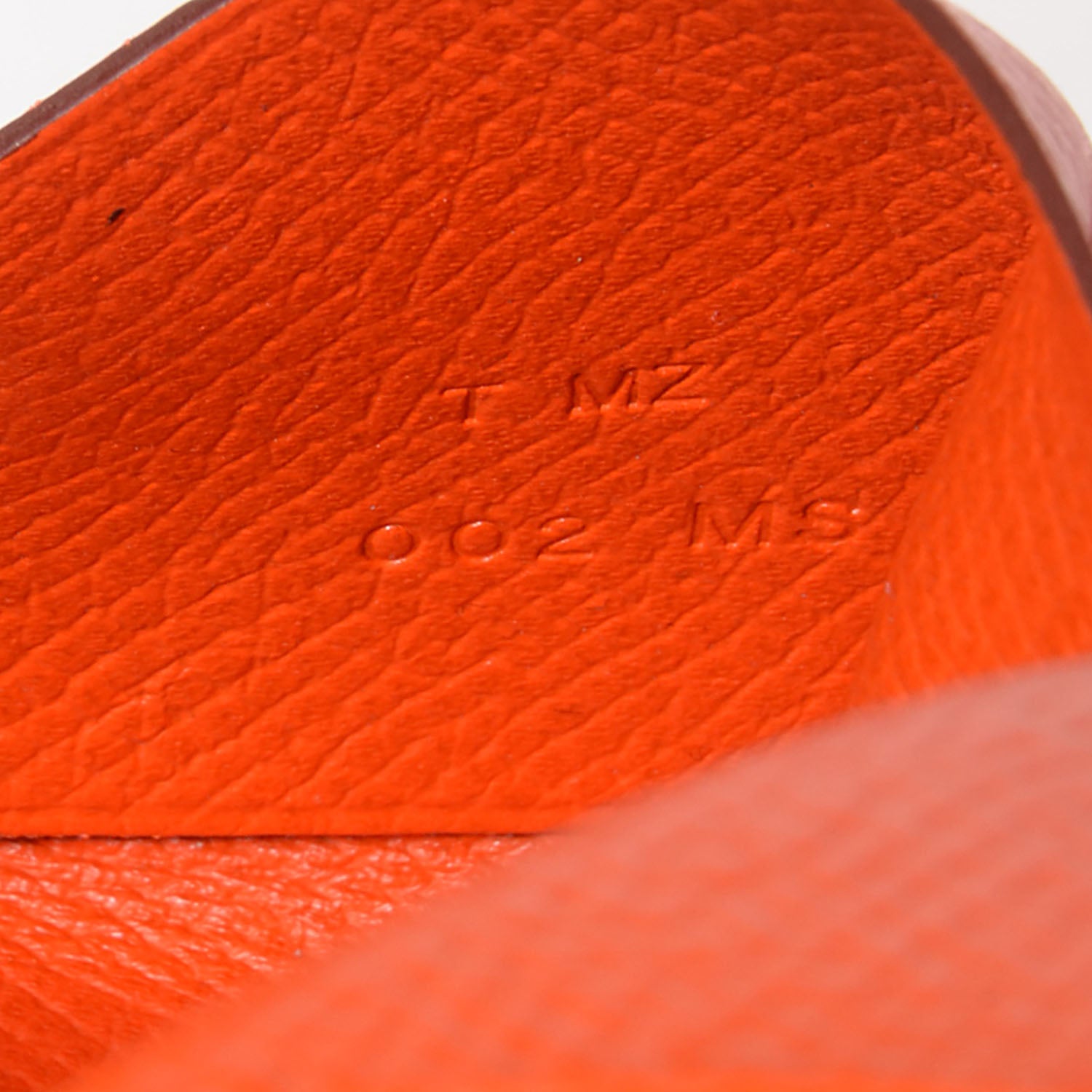 Hermes Epsom Calvi Card Case Orange 6 of 6