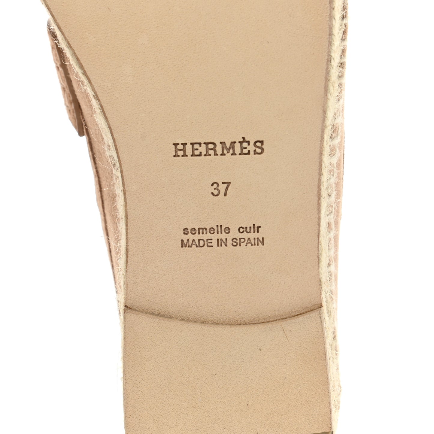 Suede Calfskin Womens Trip Espadrilles 37