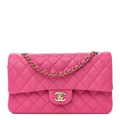 Chanel Caviar Quilted Medium Double Flap Pink Pink 1 of 11