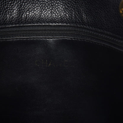 Chanel Caviar CC Shopper Tote Black 6 of 13