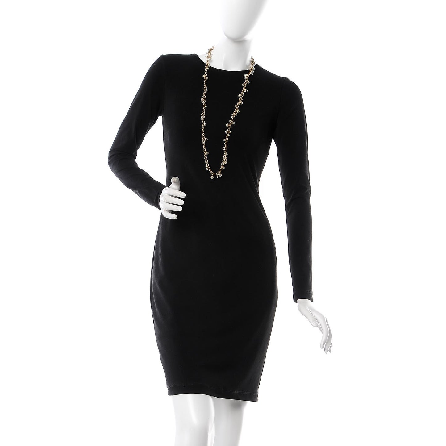 Pearl Mise en Dior Long Necklace Gold
