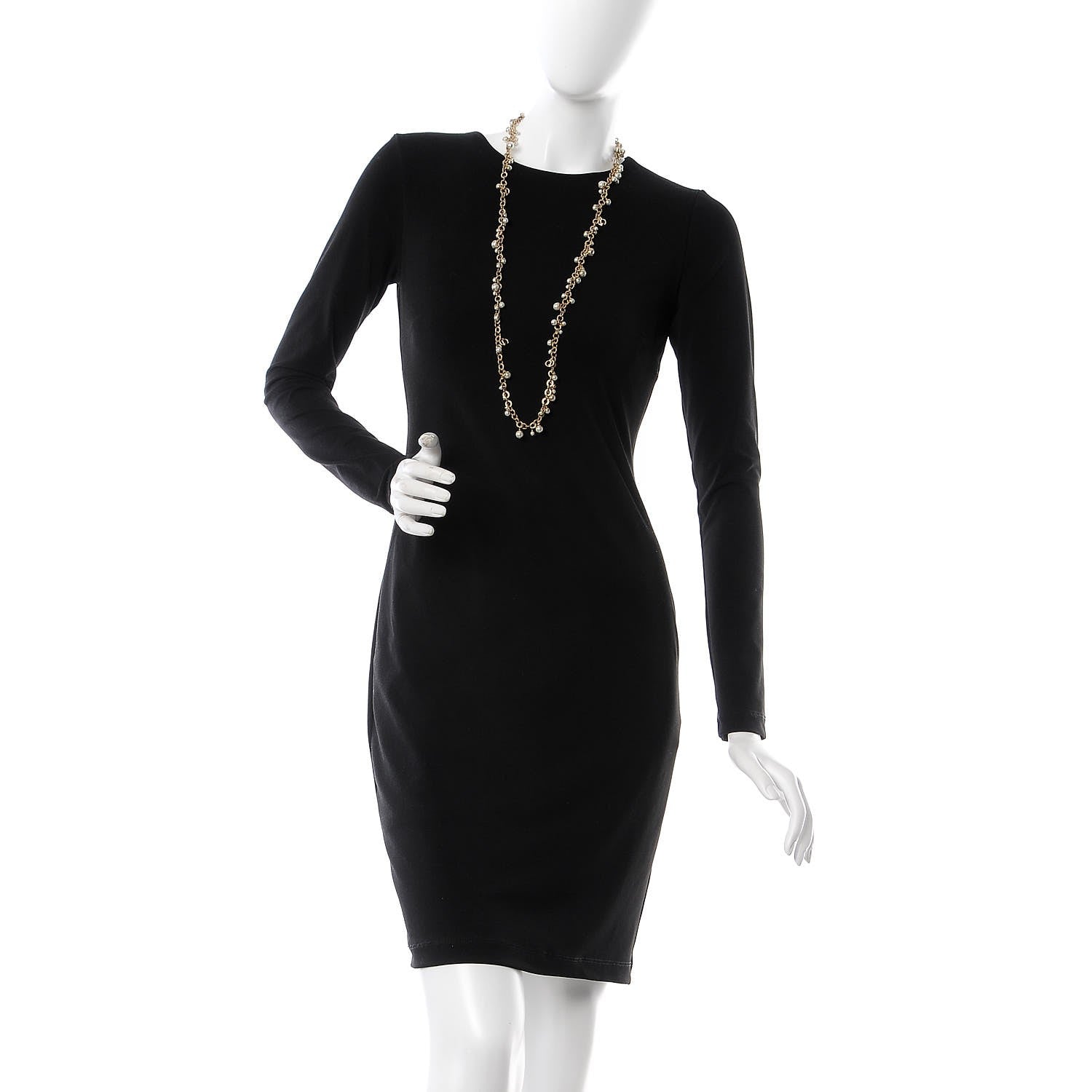 Christian Dior Pearl Mise en Dior Long Necklace Gold 2 of 5