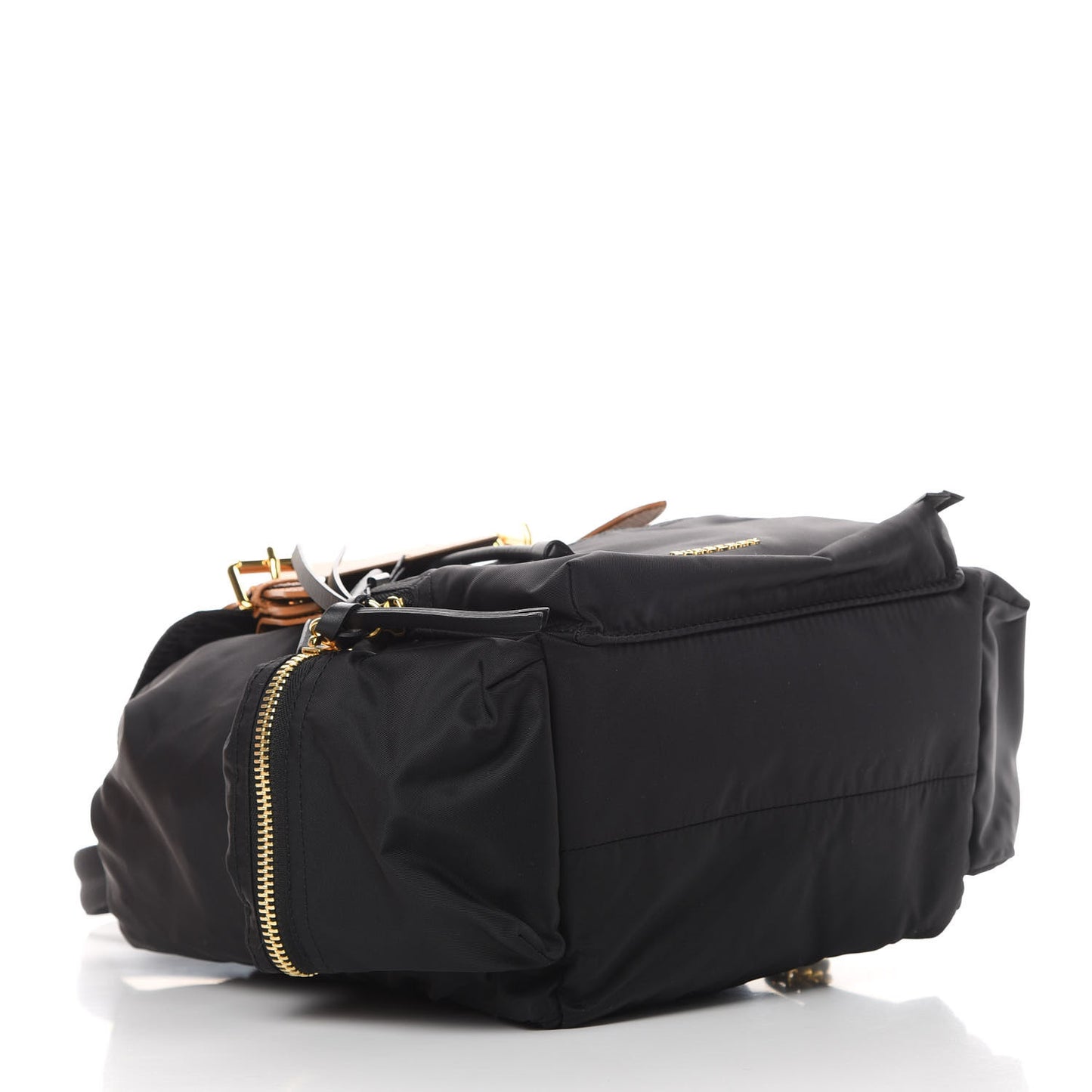 Nylon Medium Rucksack Backpack Black