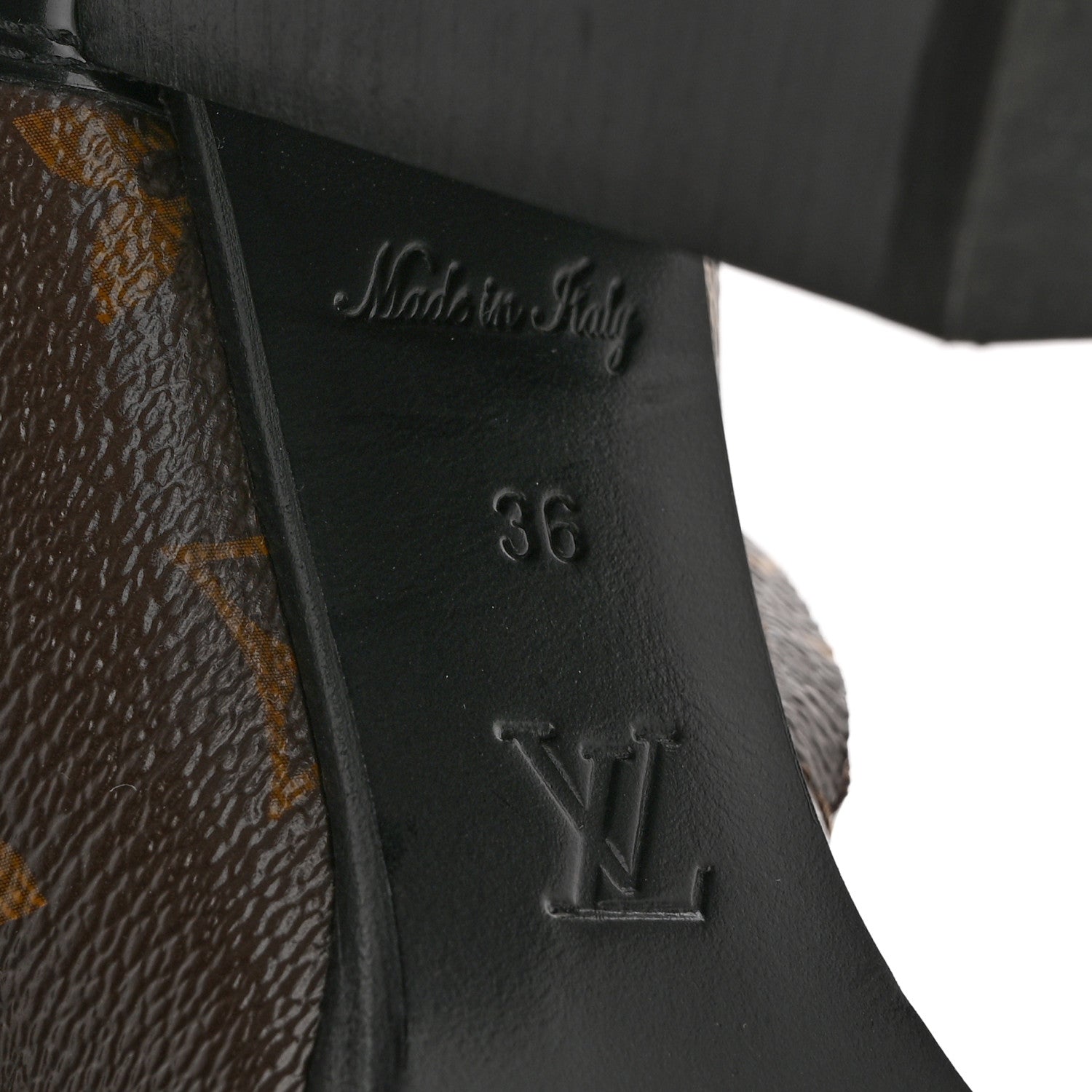 Louis Vuitton Patent Calfskin Monogram Star Trail Ankle Boots 36 Black 7 of 11