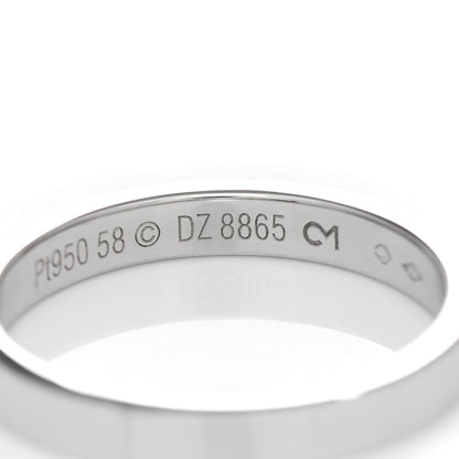 Cartier Platinum 3mm C De Cartier Wedding Band 58 8.5 5 of 6