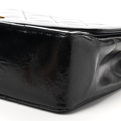 Chanel Patent Quilted Medium Single Flap Bag Black 10 of 11