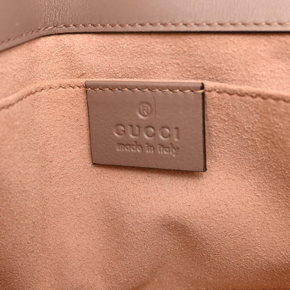 Gucci Calfskin Matelasse Studded Mini Pearly GG Marmont Shoulder Bag Porcelain Rose 6 of 10