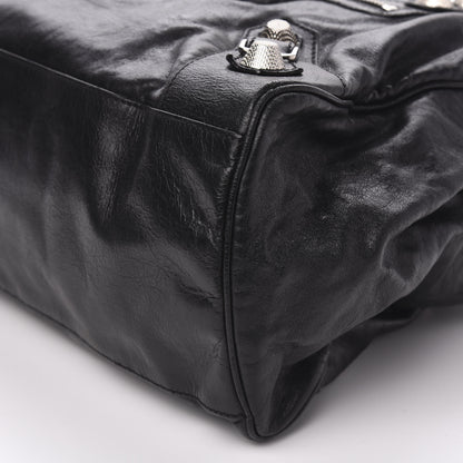Balenciaga Agneau Giant 21 Silver Hardware Mid Day Black 9 of 10